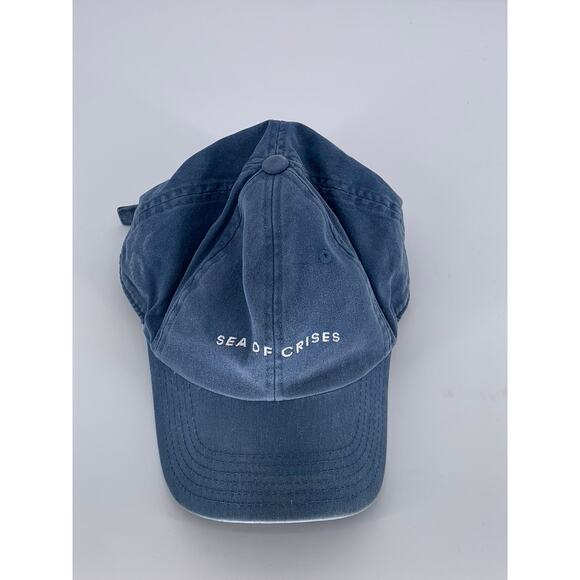 AMERICAN NEEDLE INC. Unisex Adult Blue Denim Sea Of Crises Adjustable Hat SZ OS - Picture 1 of 11